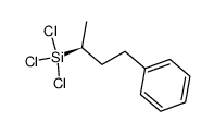 (S)-trichloro(4-phenylbutan-2-yl)silane结构式