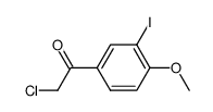 2-chloro-1-(3-iodo-4-methoxy-phenyl)-ethanone Structure