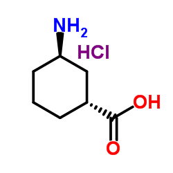 反式-3-氨基环己烷羧酸盐酸盐结构式