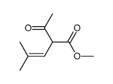 methyl 2-acetyl-4-methylpent-3-enoate结构式