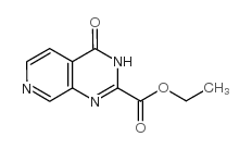 4-氧代-3,4-二氢吡啶并[3,4-d]嘧啶-2-羧酸乙酯结构式