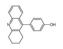 4-(1,2,3,4-Tetrahydro-acridin-9-yl)-phenol结构式
