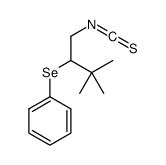 (1-isothiocyanato-3,3-dimethylbutan-2-yl)selanylbenzene Structure