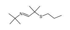 N-t-Butyl-2-methyl-2-propylthiopropanimine结构式