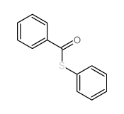 Benzoic acid, thio-, S-phenyl ester Structure