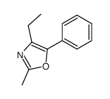 4-ethyl-2-methyl-5-phenyl-1,3-oxazole结构式