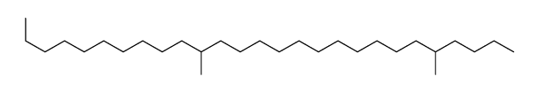 5,17-dimethylheptacosane Structure