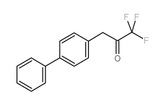 3-(4-BIPHENYL)-1,1,1-TRIFLUORO-2-PROPANONE Structure