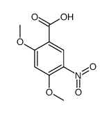 2,4-二甲氧基-5-硝基苯甲酸结构式