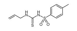 Benzenesulfonamide, 4-methyl-N-[(2-propen-1-ylamino)thioxomethyl]结构式