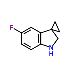 5-氟螺[环丙烷-1,3-吲哚啉]结构式