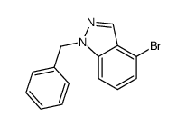 1-benzyl-4-bromoindazole结构式
