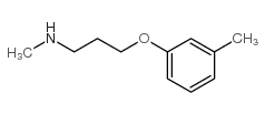 N-methyl-3-(3-methylphenoxy)propan-1-amine结构式