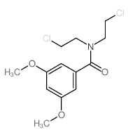 N,N-bis(2-chloroethyl)-3,5-dimethoxy-benzamide Structure
