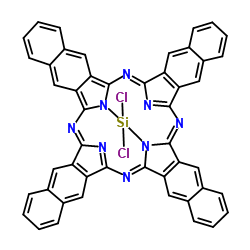 二氯化硅2,3-萘醛菁结构式