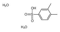 3,4-dimethylbenzenesulfonic acid,dihydrate Structure