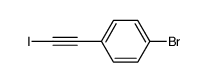 (4-bromophenyl)ethynyl iodide Structure