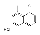 1-methylquinolin-1-ium-8-ol,chloride结构式
