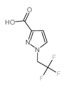 1-(2,2,2-Trifluoroethyl)-1H-pyrazole-3-carboxylic acid Structure