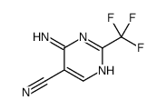 4-amino-2-(trifluoromethyl)pyrimidine-5-carbonitrile结构式