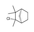 (1R)-2exo-chloro-2endo,3,3-trimethyl-norbornane结构式