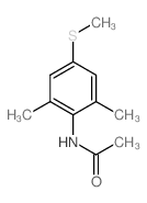 N-(2,6-dimethyl-4-methylsulfanyl-phenyl)acetamide Structure