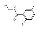 N-乙基-2-溴-5-氟苯甲酰胺结构式