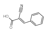 α-氰基肉桂酸结构式