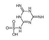 (4,6-diamino-1,3,5-triazin-2-yl)sulfamic acid Structure