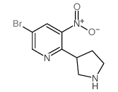 4-(5-溴-3-硝基吡啶-2-基)吡咯烷图片