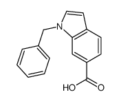 1-苄基-1H-吲哚-6-羧酸结构式