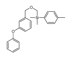 dimethyl-(4-methylphenyl)-[(3-phenoxyphenyl)methoxymethyl]silane Structure
