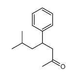 6-methyl-4-phenylheptan-2-one结构式