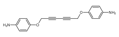 4,4'-hexa-2,4-diynediyldioxy-di-aniline Structure