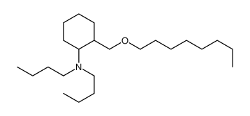 N,N-dibutyl-2-(octoxymethyl)cyclohexan-1-amine Structure