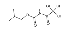 isobutyl (2,2,2-trichloroacetyl)carbamate Structure