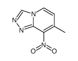 7-methyl-8-nitro-[1,2,4]triazolo[4,3-a]pyridine Structure
