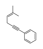 5-methylhex-4-en-1-ynylbenzene结构式