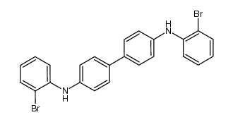 N4,N4'-bis(2-bromophenyl)biphenyl-4,4'-diamine Structure
