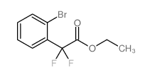 2-(2-溴苯基)-2,2-二氟乙酸乙酯结构式