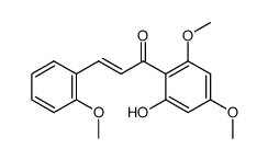 2'-hydroxy-2,4',6'-trimethoxychalcone结构式