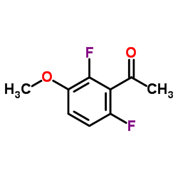 2',6'-Difluoro-3'-methoxyacetophenone Structure