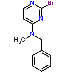 N-Benzyl-2-bromo-N-methyl-4-pyrimidinamine Structure