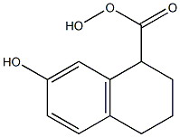 1,7-Dihydroxy-1,2,3,4-tetrahydro-1-naphthalenecarboxylic acid结构式