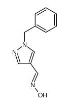 1-benzylpyrazole-4-carbaldoxime Structure