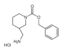 R-3-(氨基甲基)-1-N-CBZ-哌啶盐酸盐结构式