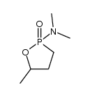 2-Oxo-2-dimethylamino-5-methyl-1,2-oxaphospholane结构式