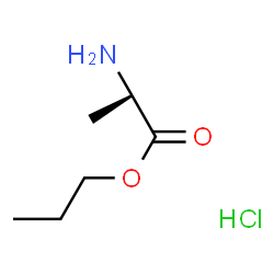 (S)-2-氨基丙酸丙酯盐酸盐结构式