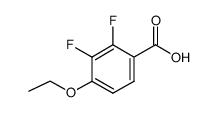 2,3-二氟-4-乙氧基苯甲酸结构式