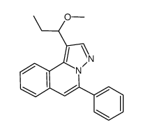 1-(1-methoxypropyl)-5-phenylpyrazolo[5,1-a]isoquinoline Structure